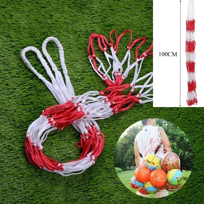 ถุงตาข่ายบอลแบบพกพาหลากสี, ถุงตาข่ายบาสเก็ตบอล, ถุงเทนนิสไนลอน, ฟุตบอล, วอลเลย์บอล, ตาข่ายบอลกีฬา, เพิ่มเข็มบอล