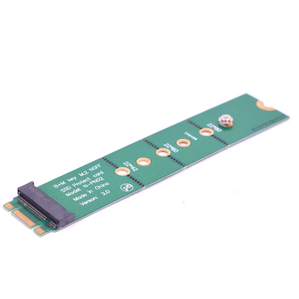 B Key SATA NGFF Female To Male Adapter B+M Key M.2 SSD Testing Tool Protect Card 2242 2260 To 2280 Slot For Samsung EVO NGFF SSD