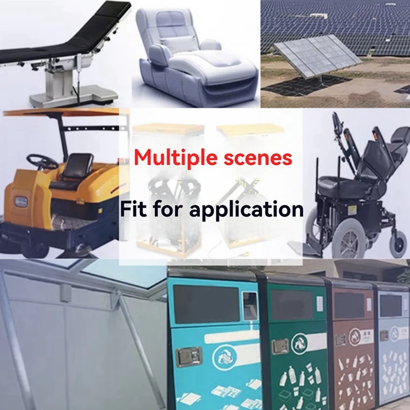 قضيب دفع كهربائي بتيار مستمر 50 مم، 24 فولت، 0.02 وات، عزم دوران معدل 36,4000 دورة في الدقيقة قضيب تلسكوبي كتم الصوت للمنزل الذكي.