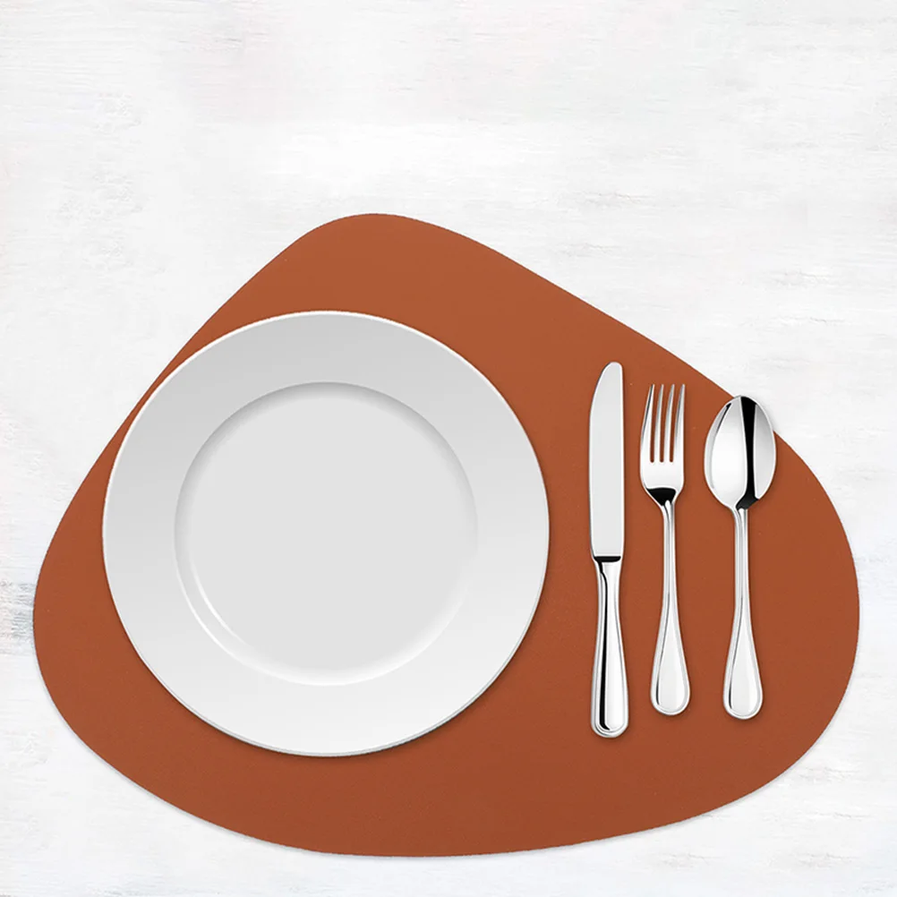 

2Pcs Black Placemats Western Kitchen Table Mats Heat Resistant Dinner Dining Protective Coasters Home Decor