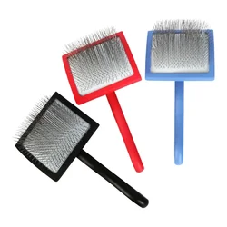 Brosse dépilatoire manuelle réutilisable à Long manche pour animaux de compagnie, outil de toilettage, beauté domestique, râteau professionnel