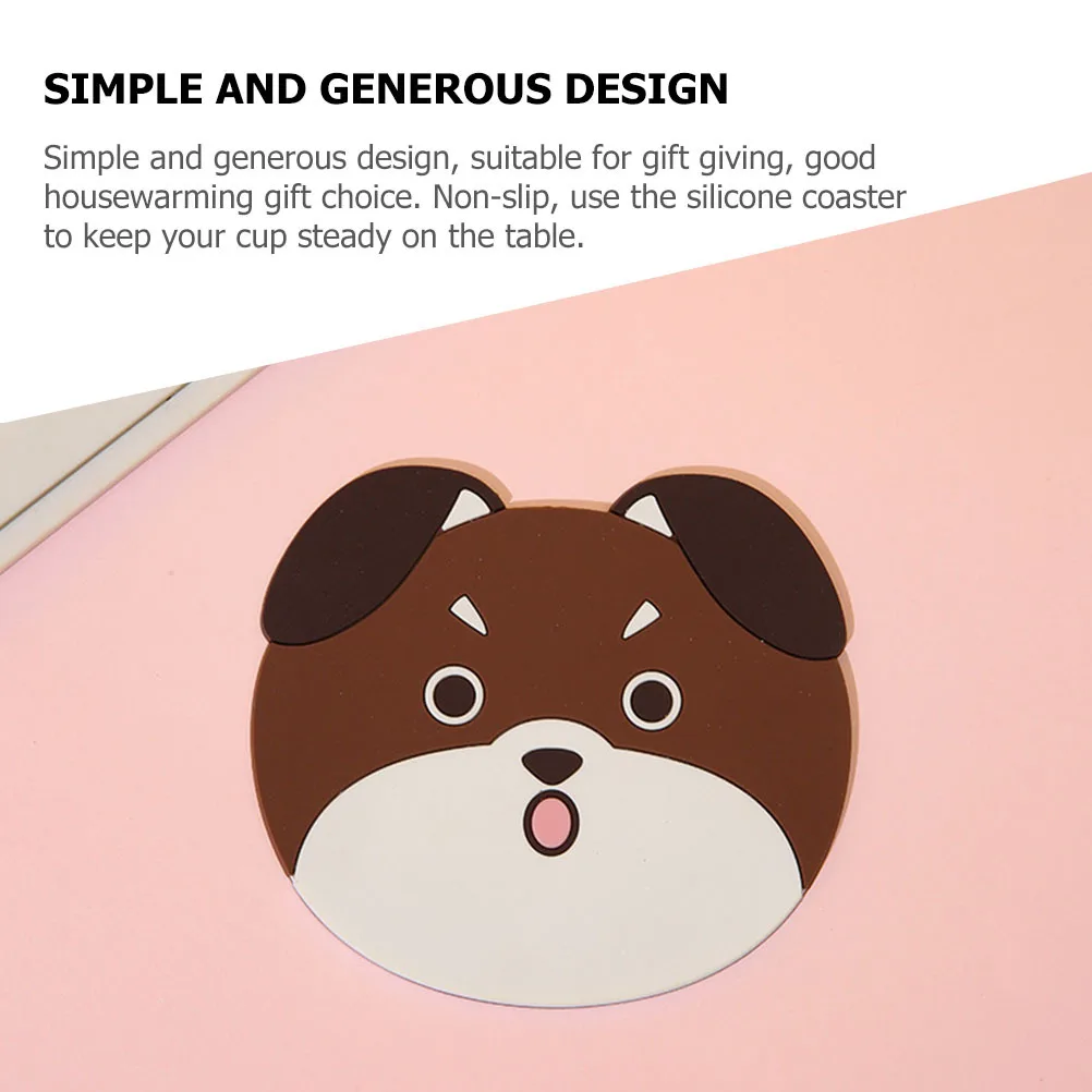 

Набор из 6 силиконовых подставок для кружек: термостойкие, моющиеся, для защиты посуды на кухне и дома (для кофейных кружек, бутылок)