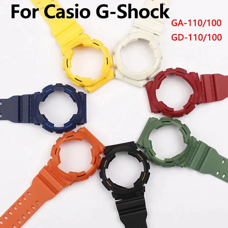 حزام ساعة مطاطي مع حقيبة ساعة ، حزام سيليكون لكاسيواك من GA100 GD120 ، جودة عالية