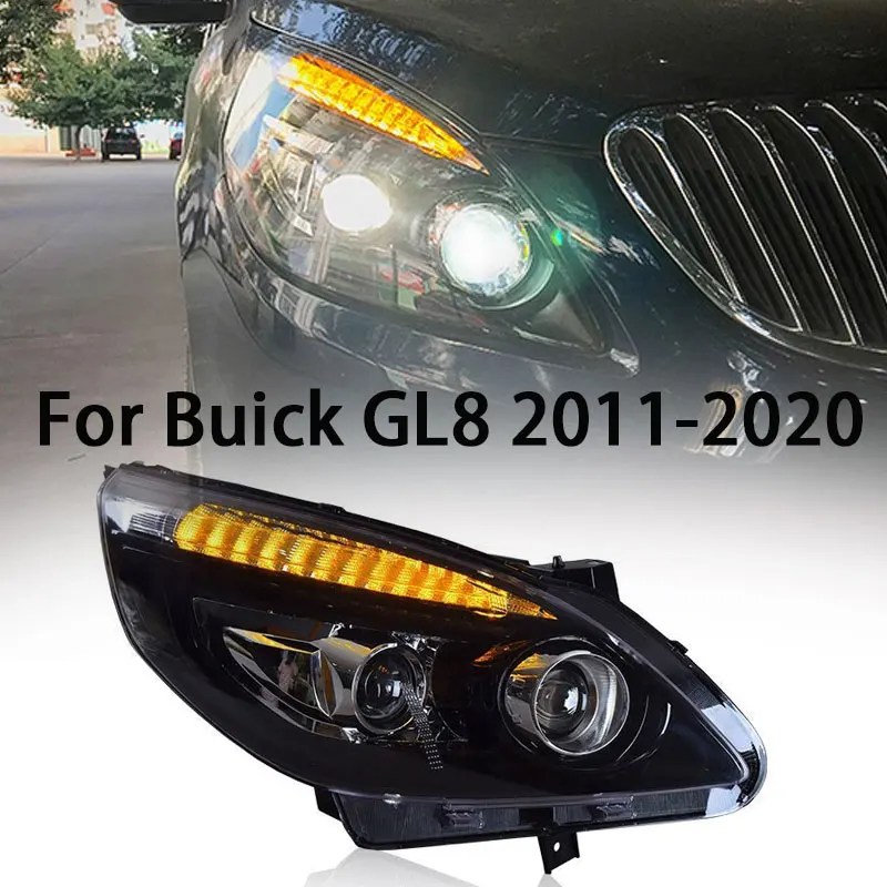 Car led Headlights For Opel Buick GL8 LED Headlight 2011-2020Headlights GL8 DRL Turn Signal High Beam Angel Eye Projector Lens