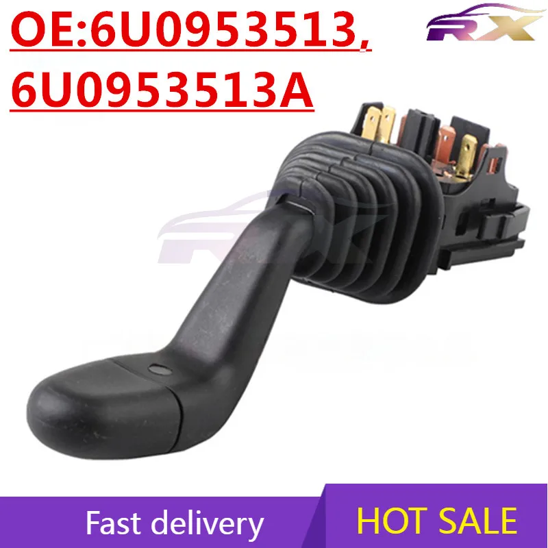 

OEM:6U0953513, 6U0953513A, suitable For Volkswagen Skoda Automotive Wiper Switch Turn Signal Wiper Combination Switch
