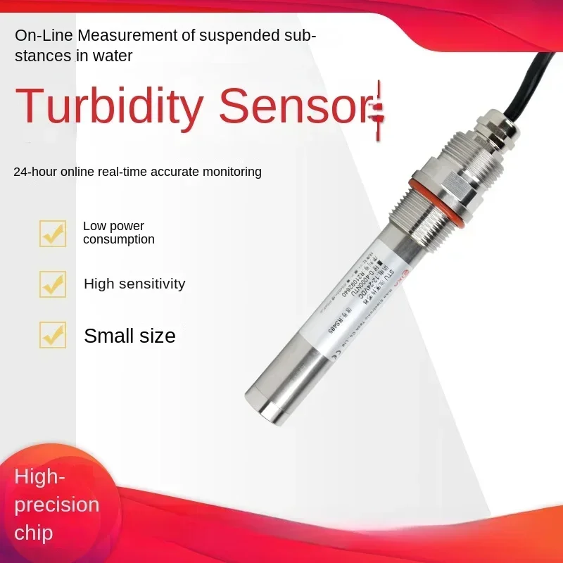 Hot SalesWater Quality Turbidity Probe Sewage Analysis Sensor Sludge Concentration Industrial Intelligent Electrode Aquaculture
