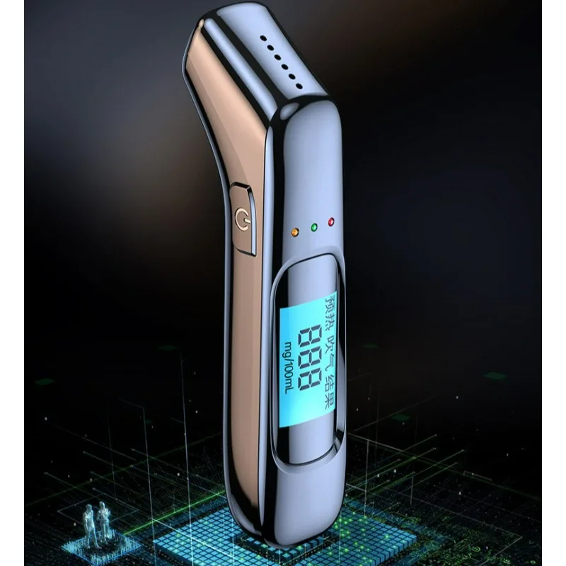 Diagnostic Tool Non-Contact Alcohol Breath Tester Alcoholmeter Tester LCD Screen Alcohol Detector Accuracy Breathalyzer New