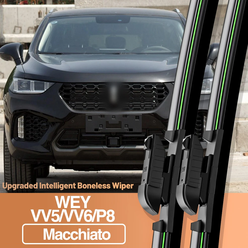 

2pcs For Great Wall WEY VV5 VV6 P8 Macchiato 2017-2023 Front Windshield Wiper Blades Windscreen Window Accessories 2018 2020