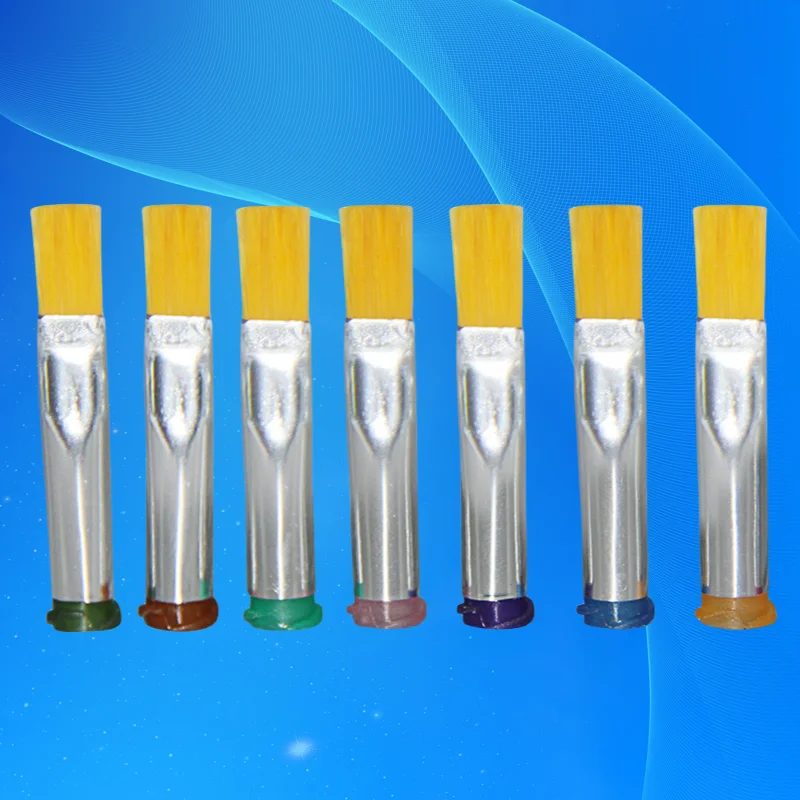 

10-Pcs Industrial Dispensing Tips Kit | Multi-Gauge (14G-27G) Flat Brush Applicators for Epoxy & Resin Coating