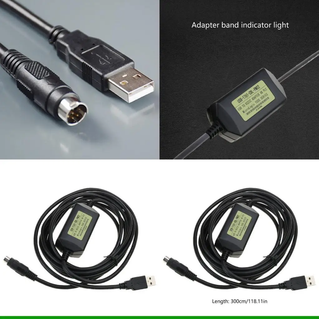 U55C Suitable for AB Micrologix 1000/1200/1500 Series PLC Programming Cable Data