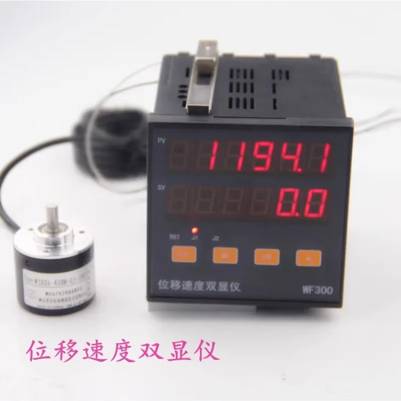 Displacement speed double display digital display WF300/WF310 meter wheel speed control sensor counter