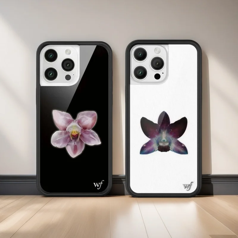 

Wildflower Orchid 3D Phone Case for iPhone 16 15 14 13 12 17 Pro Max Plus Air 17ProMAX 14plus WF wild flowers Orchids Cover