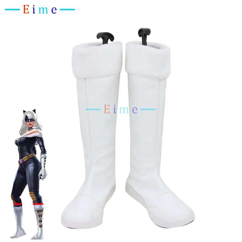 

Felicia Hardy Cosplay Shoes Halloween Carnival Boots PU Leather Shoes Anime Cosplay Props Custom Made