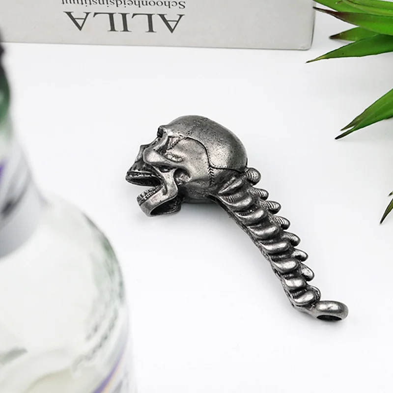 

1pcs Stainless Steel Creative Skull Head Shaped Bottle Can Opener Alloy Bottle Opener Homes Restaurants Cocktail Set