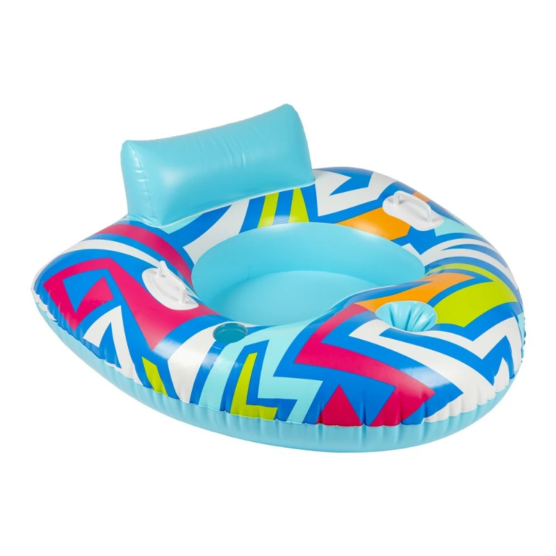 

Eco-friendly PVC Inflatable Swimming Ring for Adults Outdoor Pool Inflatable Float Floating Bed Backrest