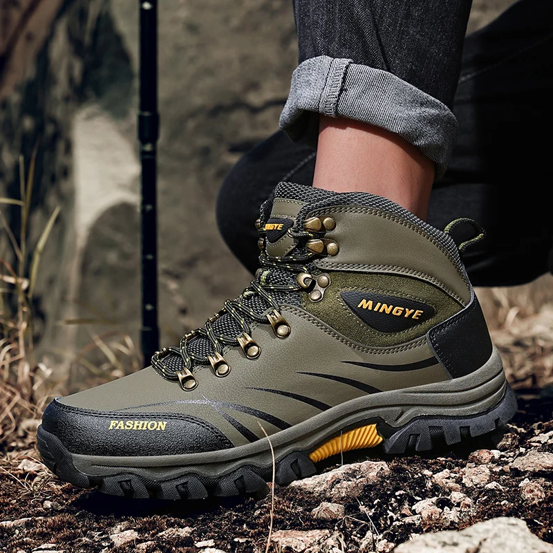 

Outdoor Hiking Shoes Men Boots Anti-slip Sports Shoes Men Lace-up Comfortable Soft Breathable Casual Sneakers Men