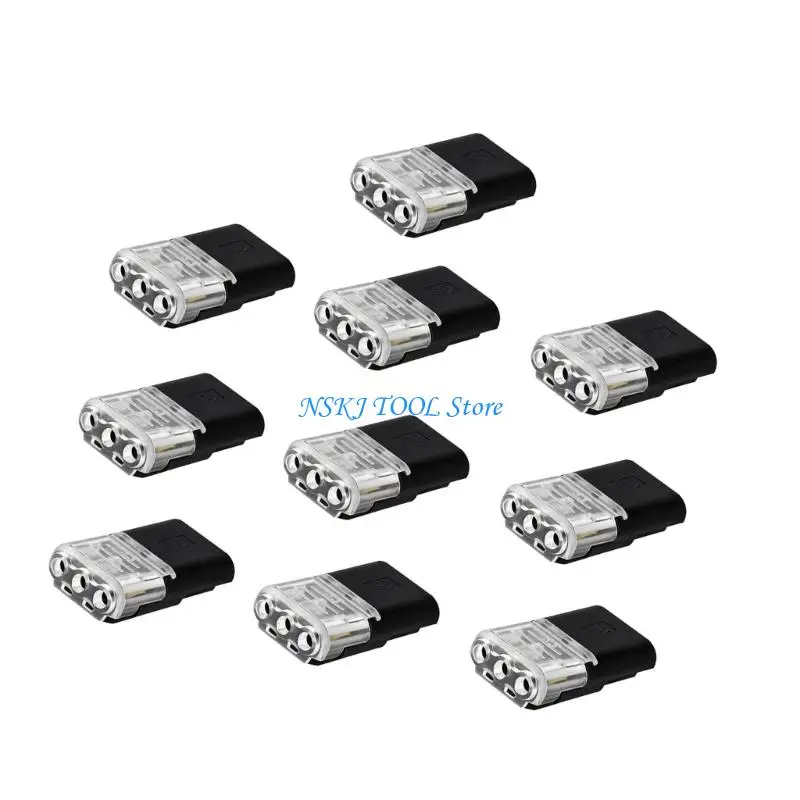 L8RC Quick Electrical Terminals Fast Wiring Terminals Blocks Upgrades for Easy Wire Connection with 9A 300 Ratin