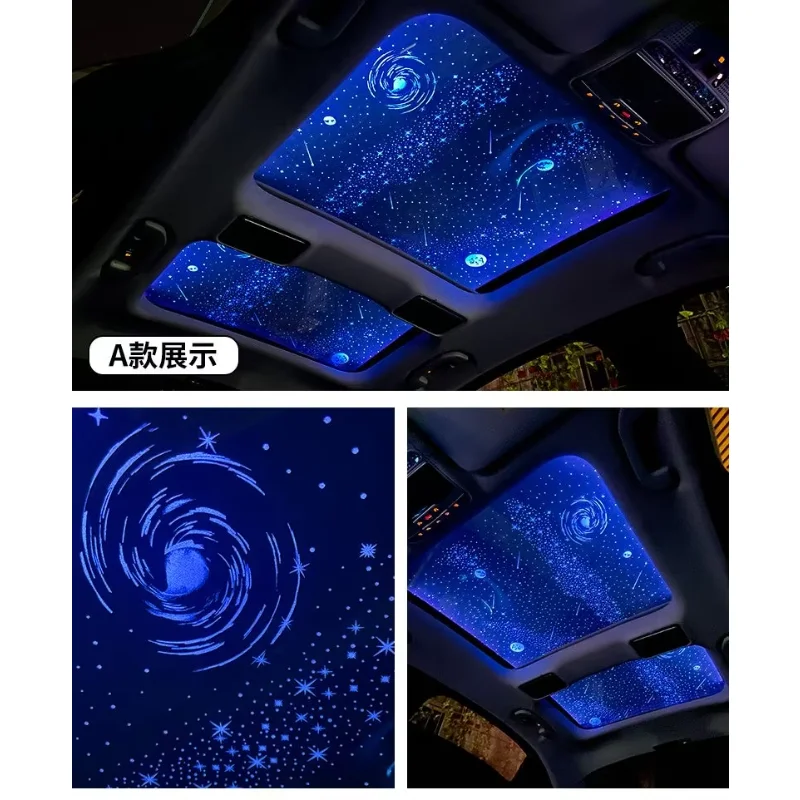 

Hot sales Universal Sunroof Automotive Parts Accessories Led Interior Romantic Car Panoramic Sunroof Starry Sky Film