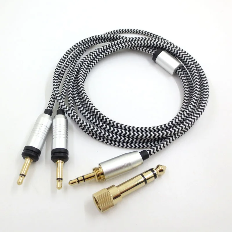 Neu für Frankreich Powerwave Focal Elegia kleine Utopie 3,5mm/6,35mm Kopfhörer geflochtenes Kabel Kopfhörer Zubehör