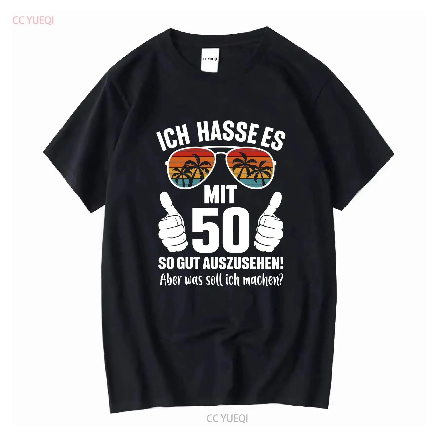 50. Geburtstag Mann Frau Geburtstags Deko Funny Birthday Gift Männer Papa Premium T-Shirt lang oder kurzärmelig Unisex