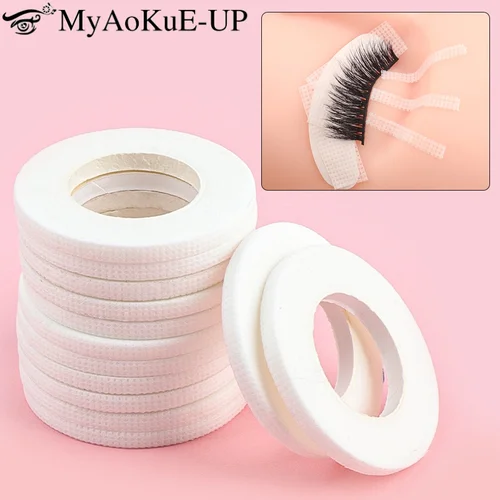 1/4/5/10 Uds cinta de extensión de pestañas maquillaje transpirable antialérgico fácil de rasgar cinta microporosa cinta de pestañas profesional al por mayor