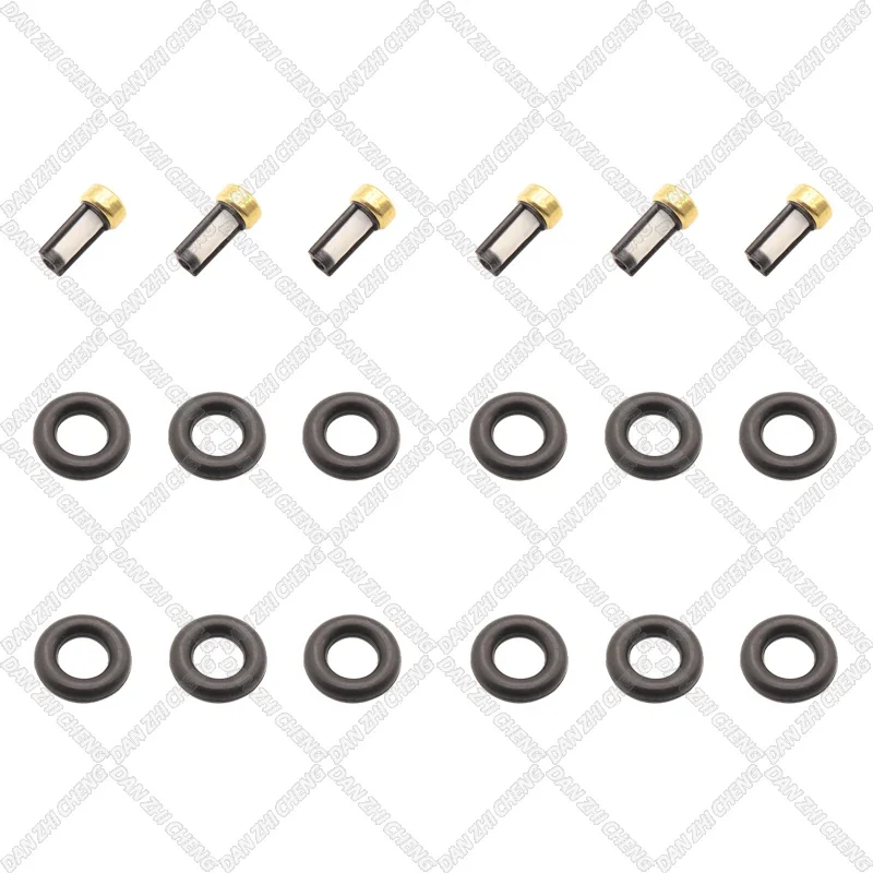 Filters Orings Seals Grommets Fuel injector service kit filter for VW Van Goli Parati Santana Saveiro Polo 1.6/1.8L IWP-044