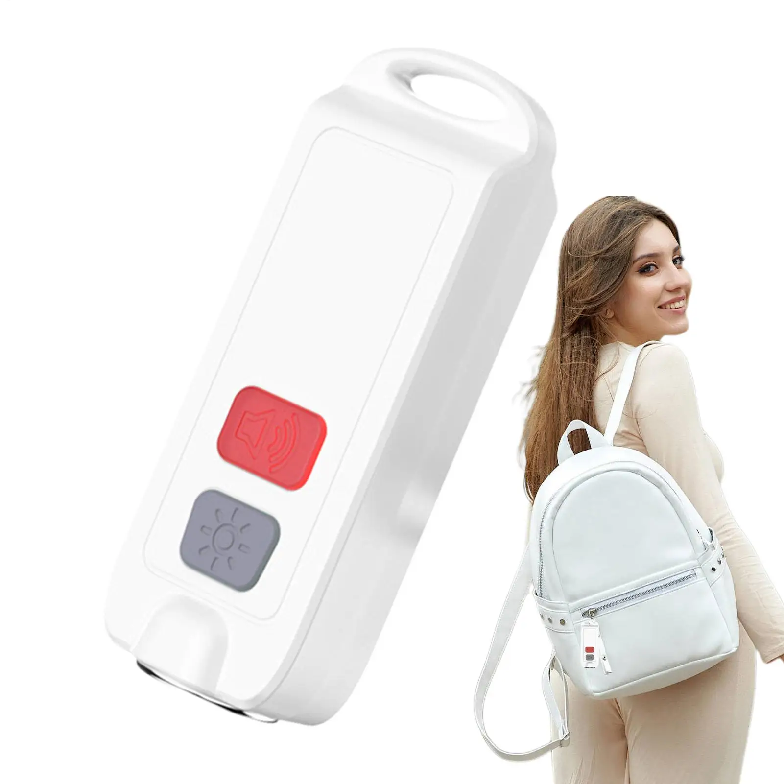 

Персональная сигнализация для женщин, сигнализация самообороны со светодиодной подсветкой, сирена 130 дБ, водонепроницаемое перезаряжаемое портативное защитное устройство для