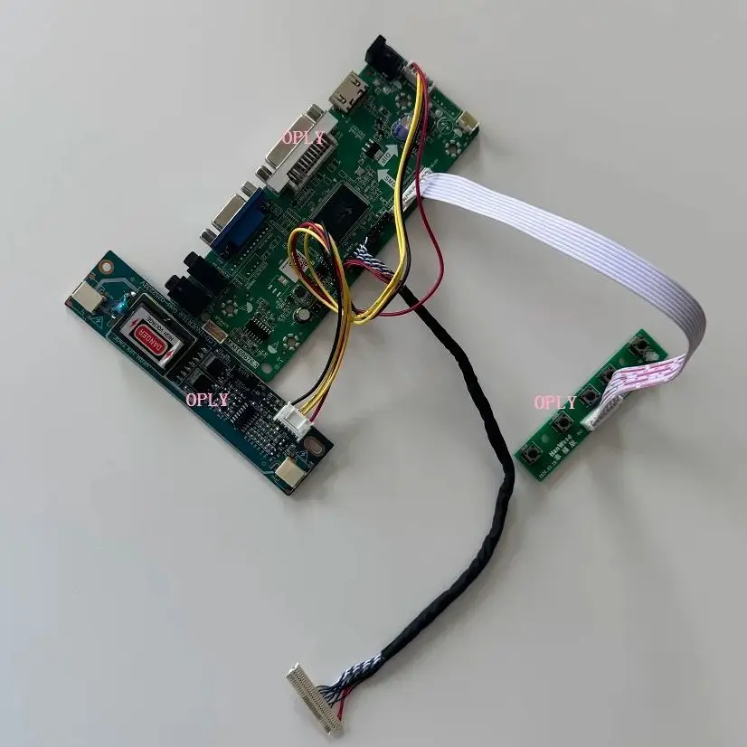 

M.NT68676 Controller board HDMI-compatible VGA DVI for LM170E03-TLJ2 LM170E03 1280X1024 17" 2 lamps panel Screen monitor DIY