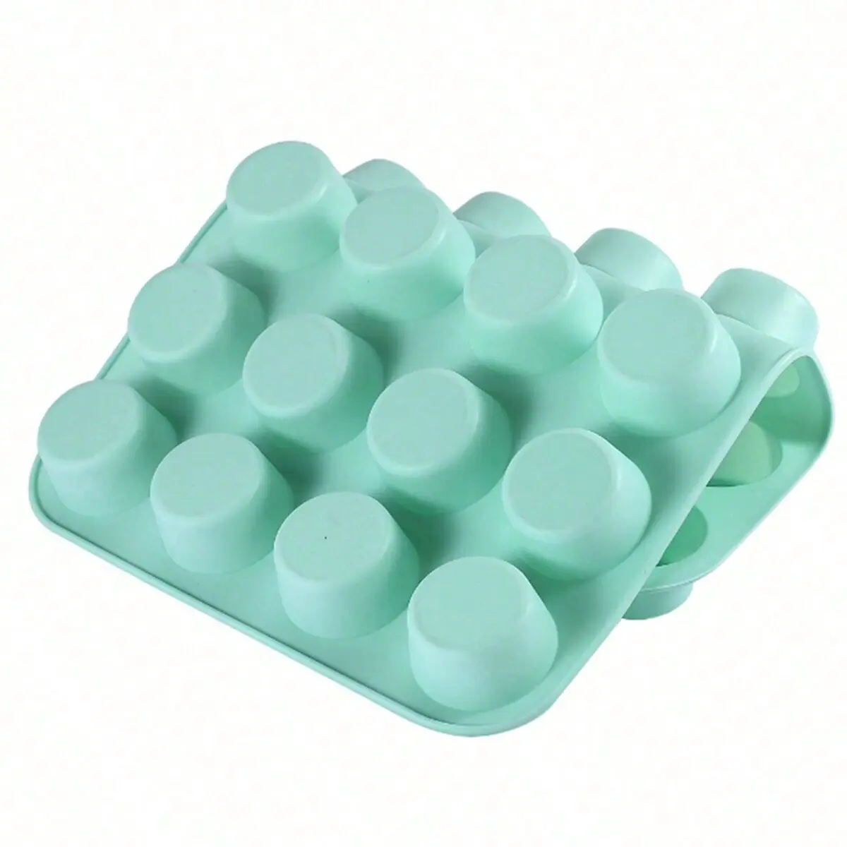 【TODAY-BUY】~@ Cookie Mold, Cake Mold, Ice Cream Candy Silicone Mold, Cake Tray 24 Cups - Non Stick Cake for Baking, Baking Mold