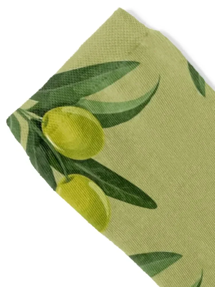 olives and leaves Socks custom cool Socks Woman Men's