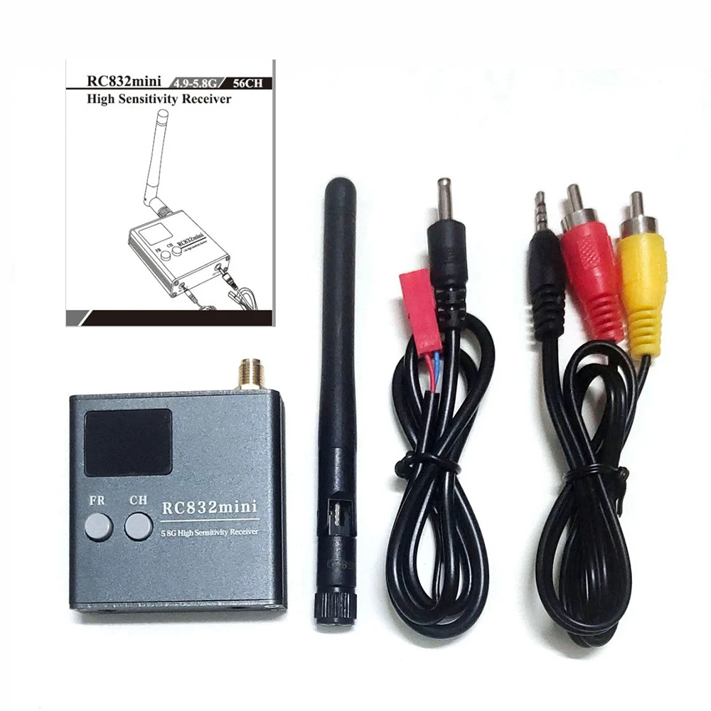 

SJ RC832Mini 4.9G-5.8G 56CH 5dB High Sensitivity Receiver
