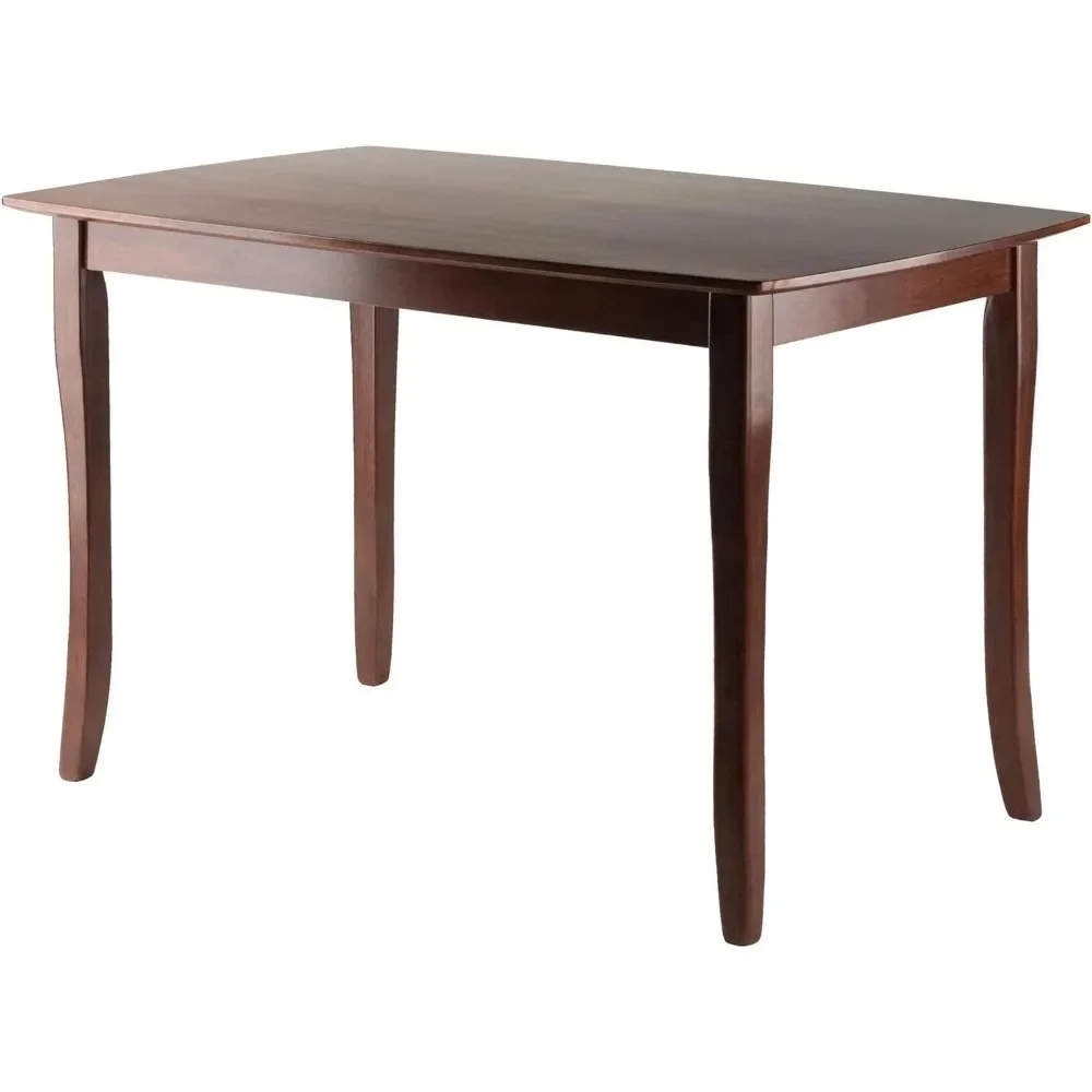 

Modern family minimalist dining table, suitable for 4-6 people, 47.3 inches deep x 29.6 inches wide x 29.2 inches high