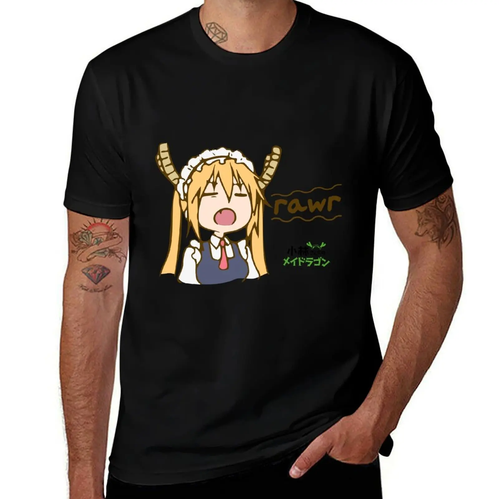 

plain dark Rawr cotton package Tooru T-Shirt for man t 100% says T-Shirt t-shirt funny black humor cotton shirts tshirt