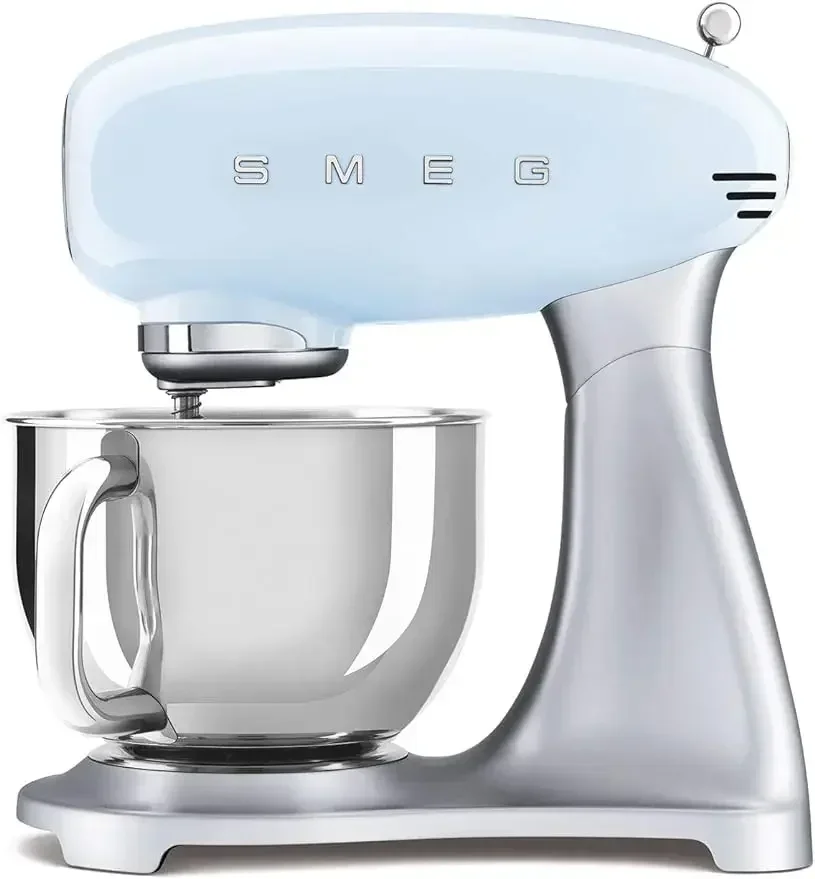 Smeg 50's Retro Pastel Blue Stand Mixer, Large