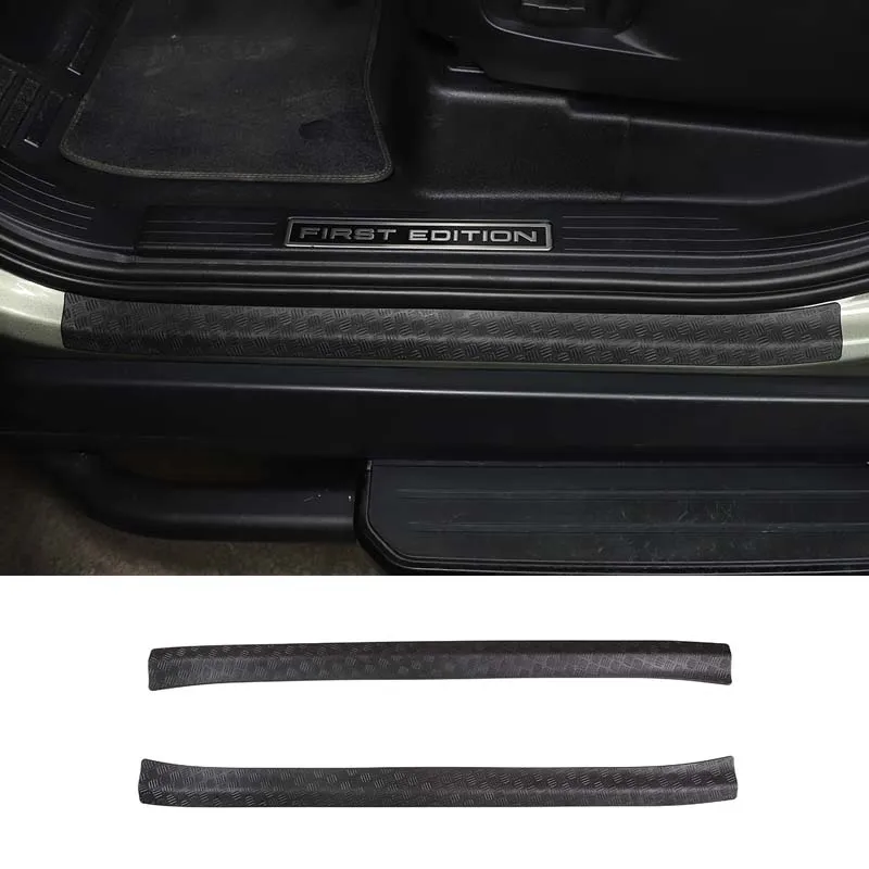 For Land Rover Defender 90 110 2020-2022 Car styling Outer door sill strip Protective trim strip Black ABS car accessories