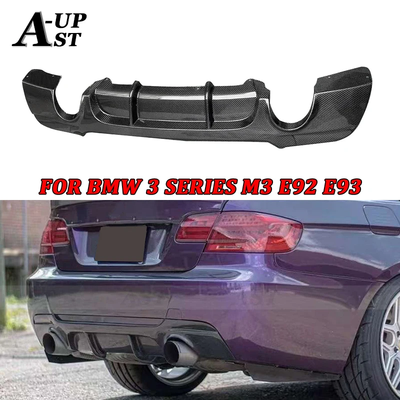 

For BMW 3 Series E92 E93 320 330i Coupe MP Style Carbon Fiber Rear Bumper Diffuser Rear Lip Splitter Back Lip Body Kits