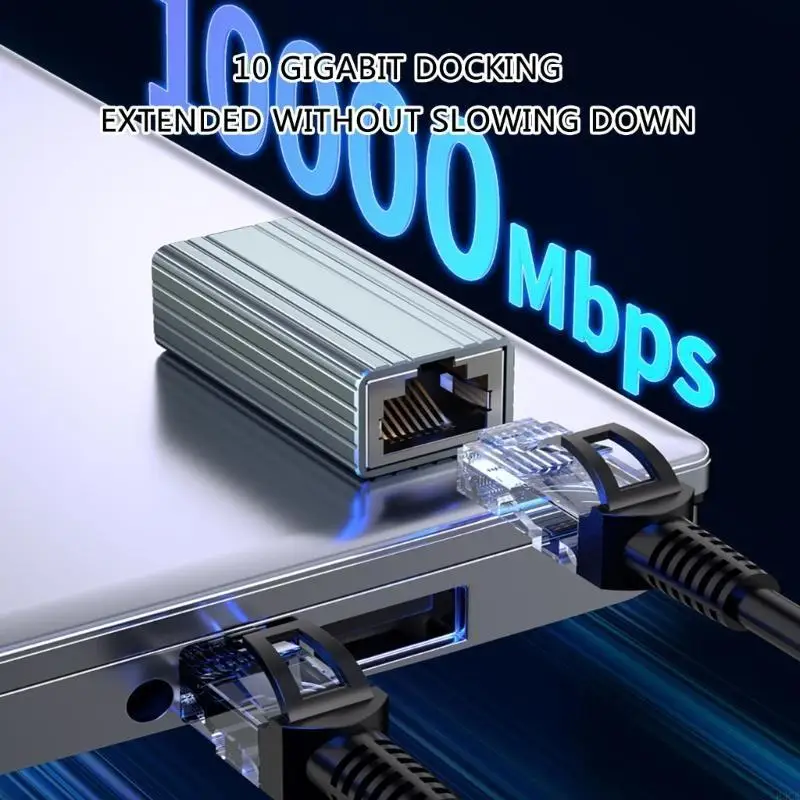 RJ45 Vrouw tot vrouwelijke netwerkkabelconnector voor LAN -extensieondersteuning 100m 83ce