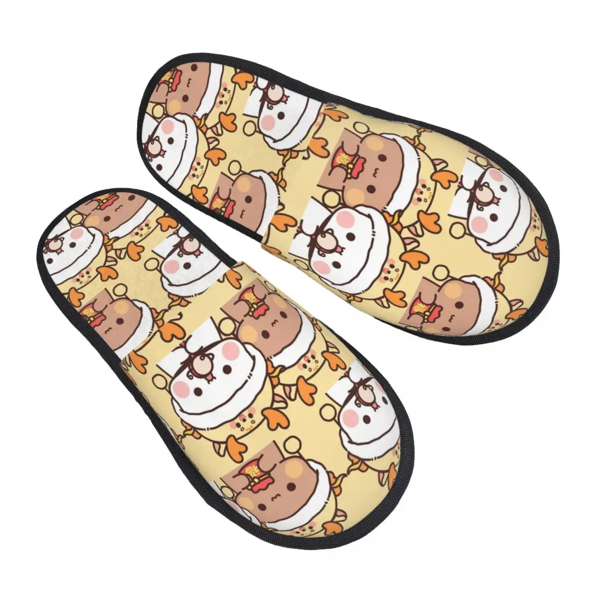 

Тапочки Bubu And Dudu Year Of Dragon, домашние мягкие домашние меховые шлепанцы, нескользящие тапочки