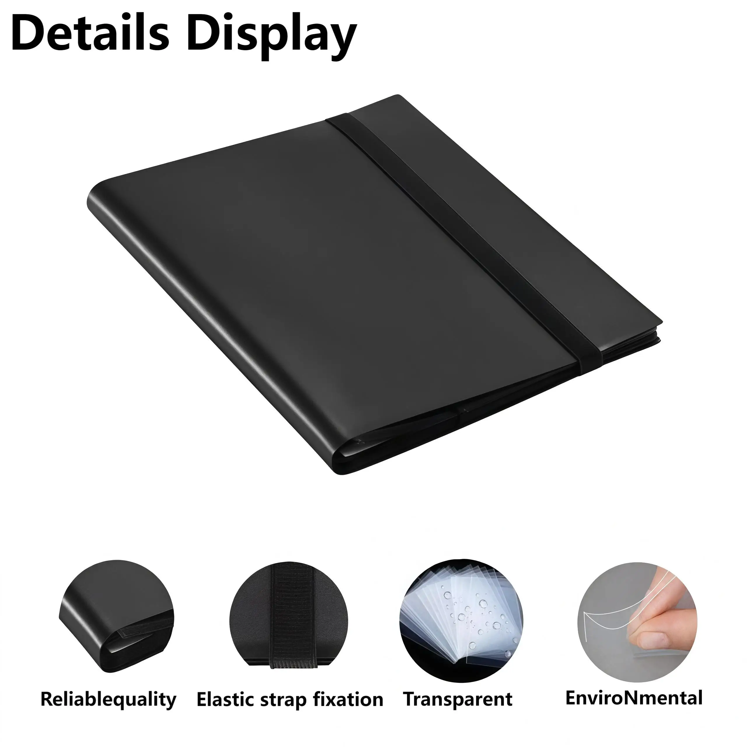 مجلد ألبوم تخزين متين 9/4 جيب، مناسب للعب والبطاقات الرياضية، يمكن أن يحمل 360/160 بطاقة، مع 20 لوحة قابلة للطي - مجلد بطاقات قابل للجمع، صندوق تخزين بطاقات الألعاب، مجلد بطاقات عالي الجودة، حامل بطاقات تذكاري، جامع متعدد البطاقات