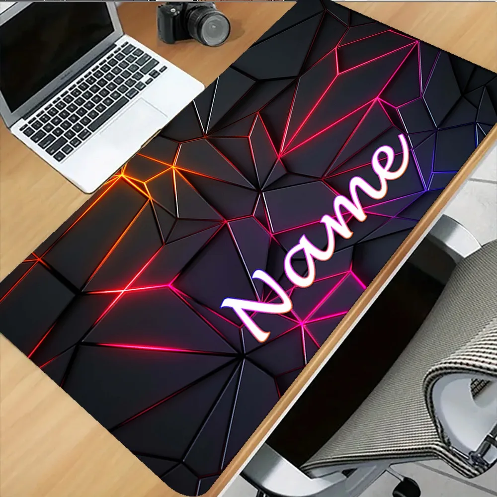 Customizable Name Print Non Slip Gaming Desk Mouse Pad, Multi Holiday Gift Wedding Souvenir Birthday Xmas New Year For Friends