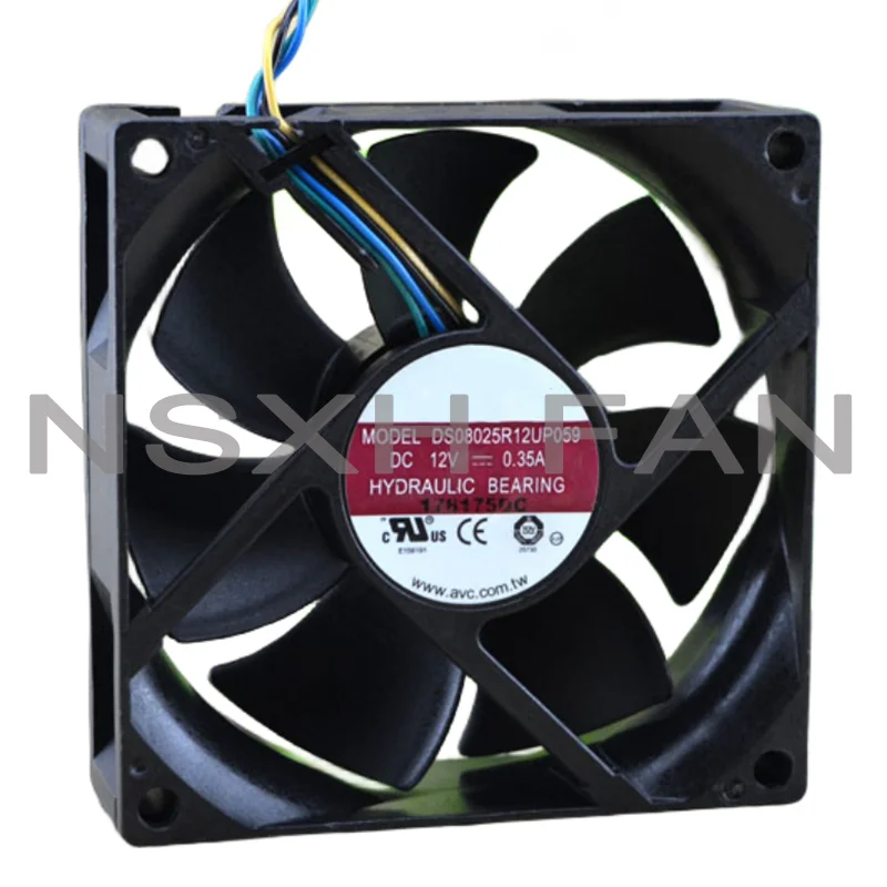 ORIGINAL 8025 12V 0.35A DS08025R12UP059 4PIN PWM FAN