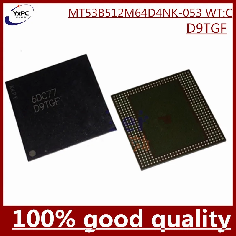 

D9TGF MT53B512M64D4NK-053 WT:C 4GB LPDDR4 BGA366 4G Flash Memory IC Chipset With Balls