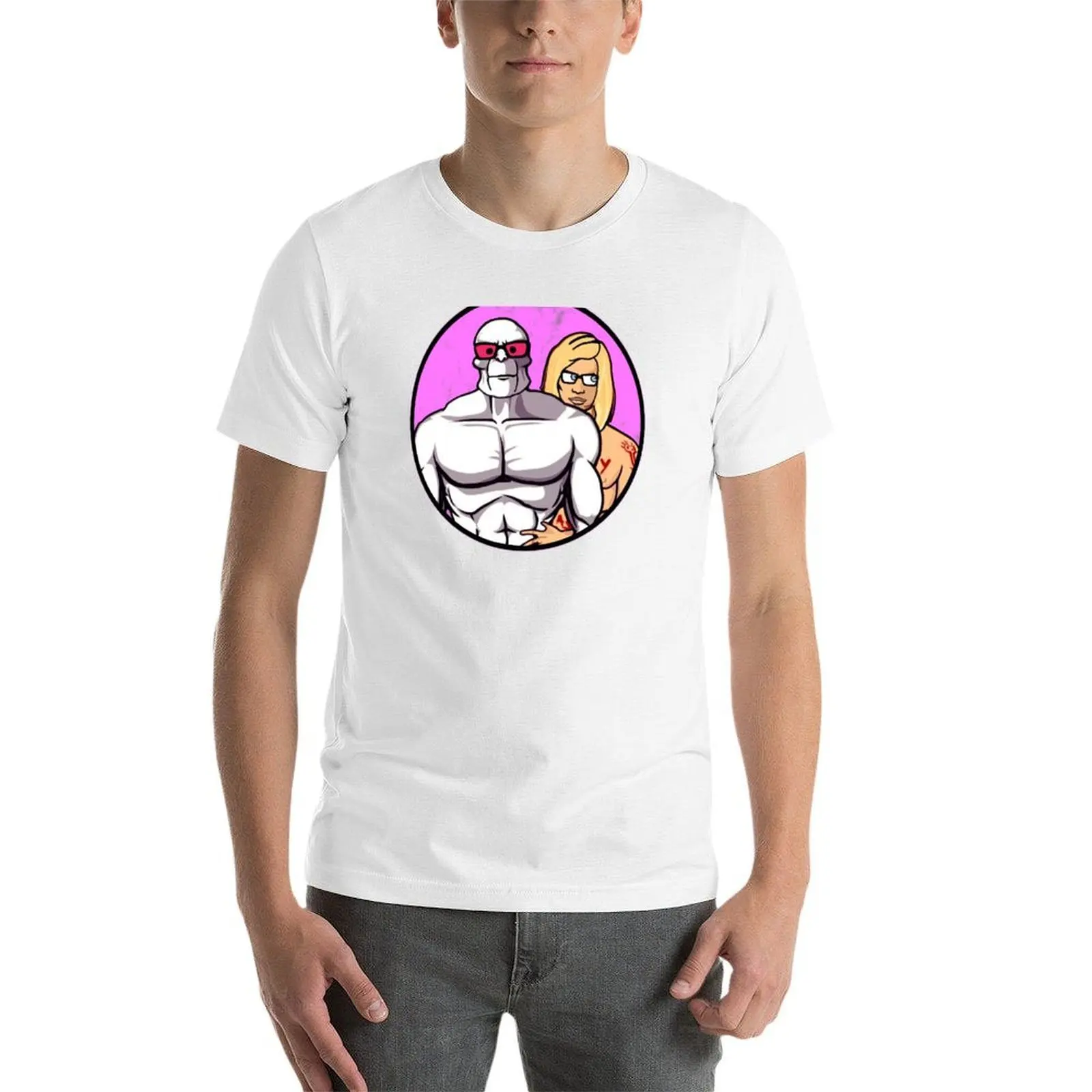 تي شيرت Frisky Dingo تي شيرت أساسي من القطن تي شيرت عالي الجودة #4