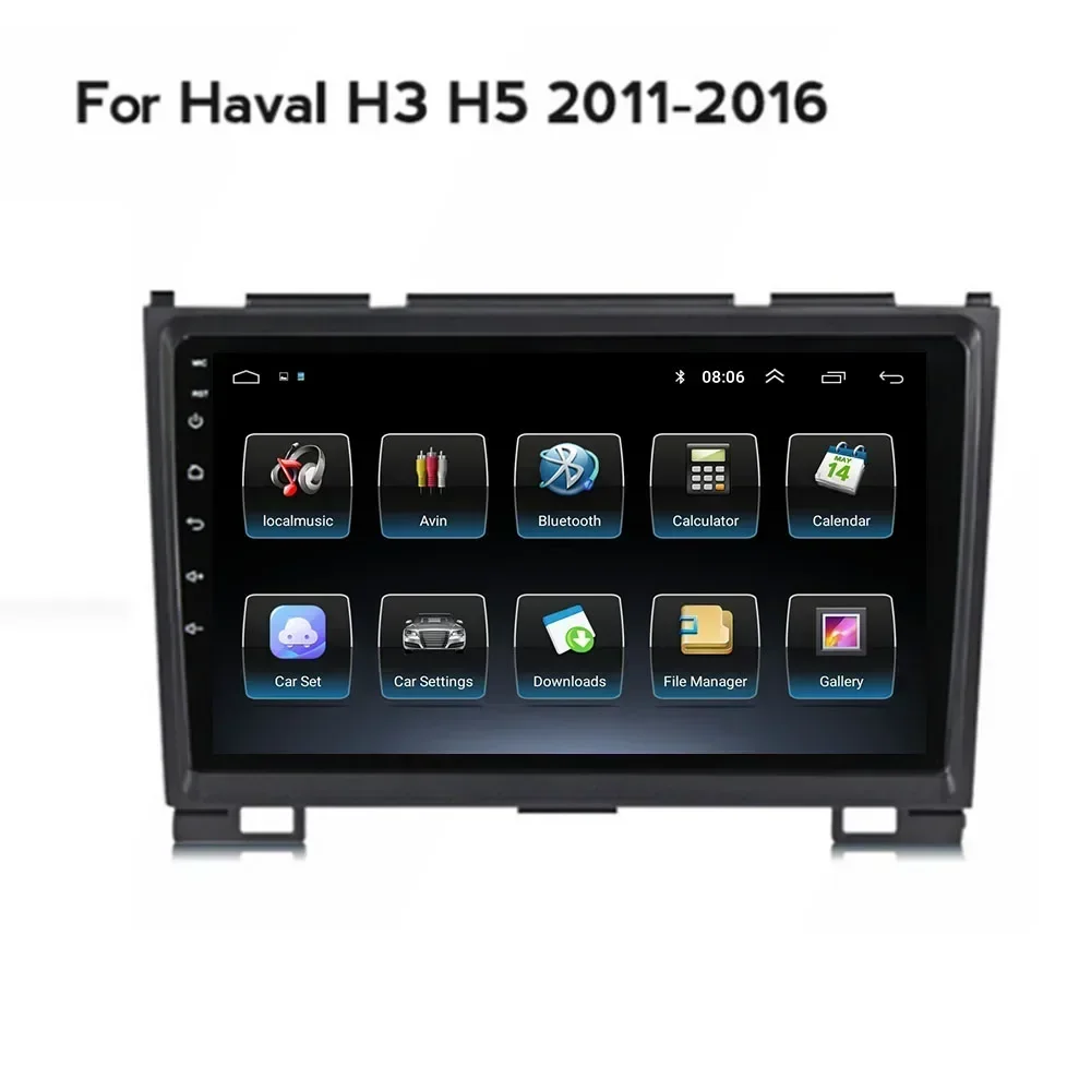 Car Radio for Great Wall Haval Hover H5 H3 2010-13 Android 13 5G WIFI BT Carplay AutoRadio DSP GPS Navigation DVD Player Camera