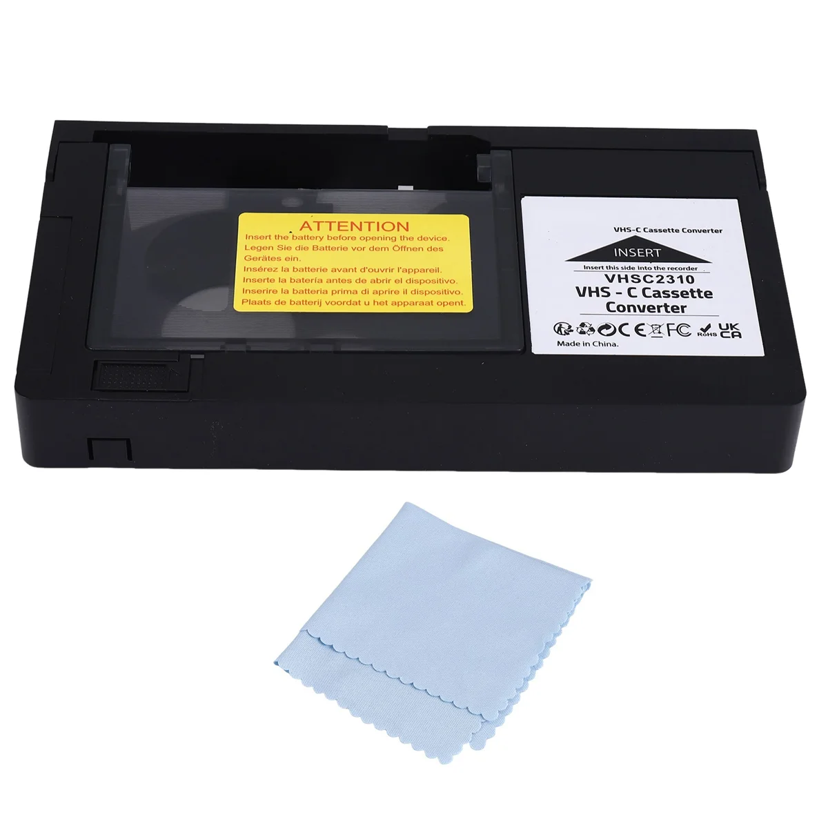 

T28C VHS-C Cassette Adapter for VHS-C SVHS Camcorders JVC RCA Panasonic Motorized VHS Cassette Adapter Not for 8mm/MiniDV/Hi8