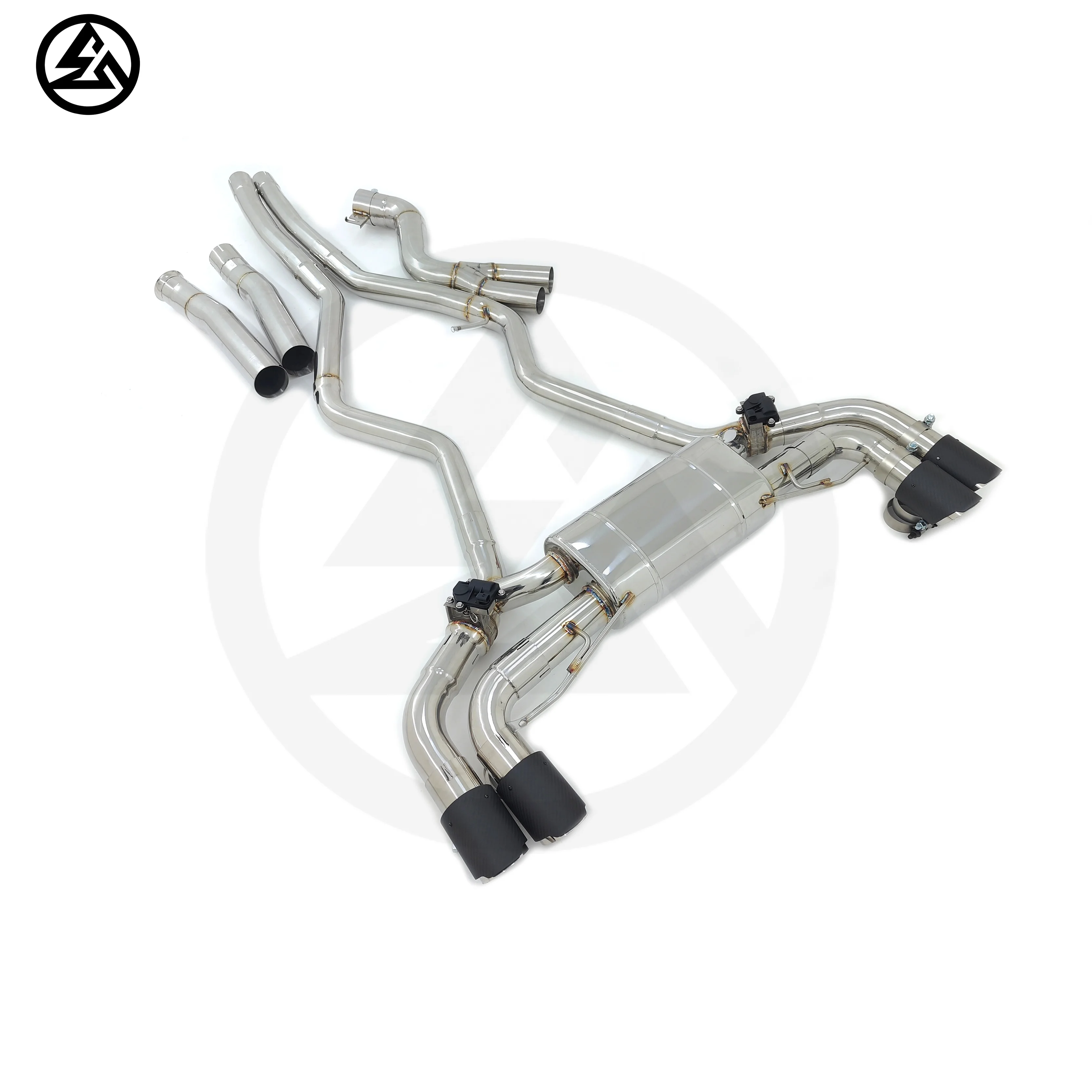 Hot CSZ Valve Muffler Midpipe Catback Exhaust for M340i M340 G20 M440i G22 3.0T 2019- Racing Car Exhaust Pipes Systems
