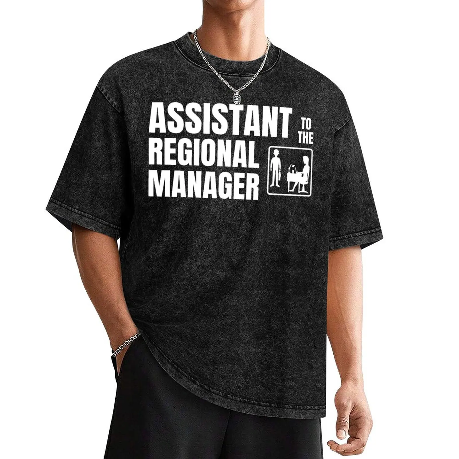 Assistant To The Regional Manager T-Shirt blacks anime stuff blanks cute clothes men t shirts