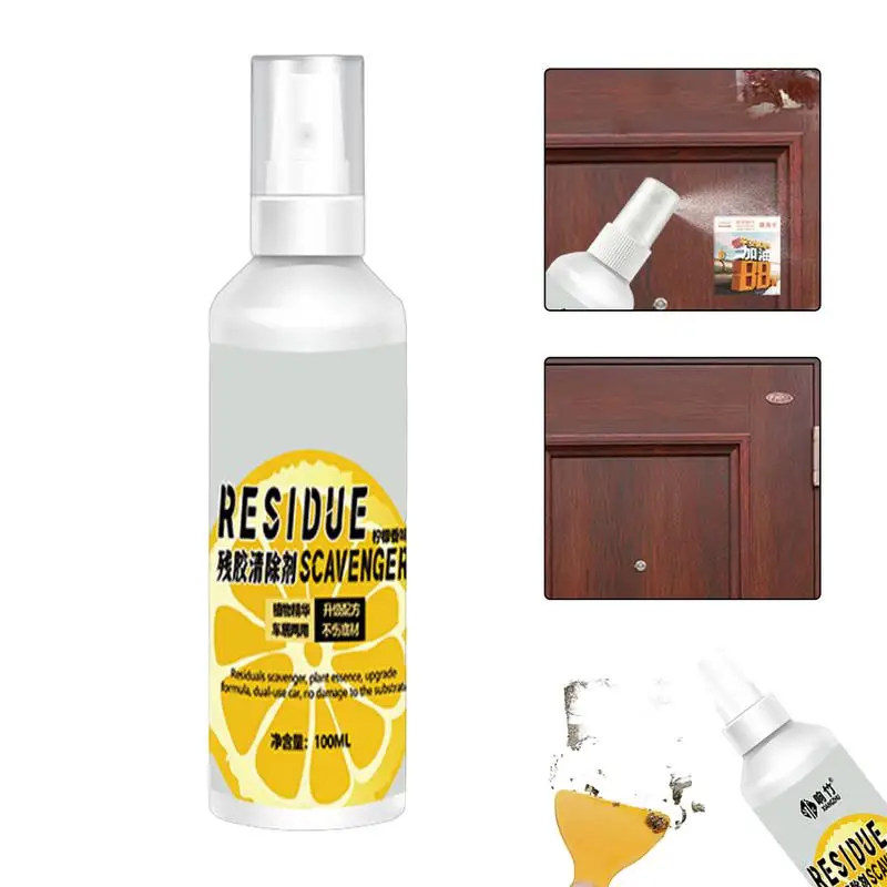 

Adhesive Remover Spray Sticker Lifter Adhesive Cleaner Spray Stain Remover For Car Effective Tape And Label Remover Mild All