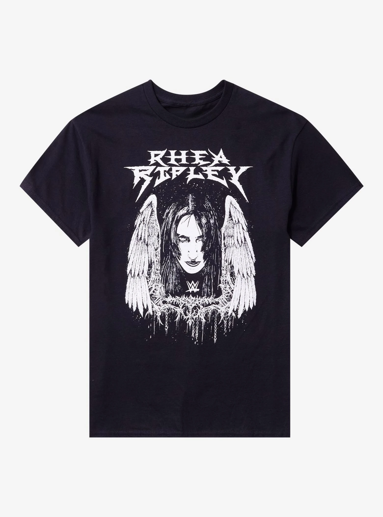 

WWE Rhea Ripley Wings T-Shirt Peripheral Pattern Printing Summer Luxury Brand Cotton Men's and Women's T-Shirt Short Sleeve