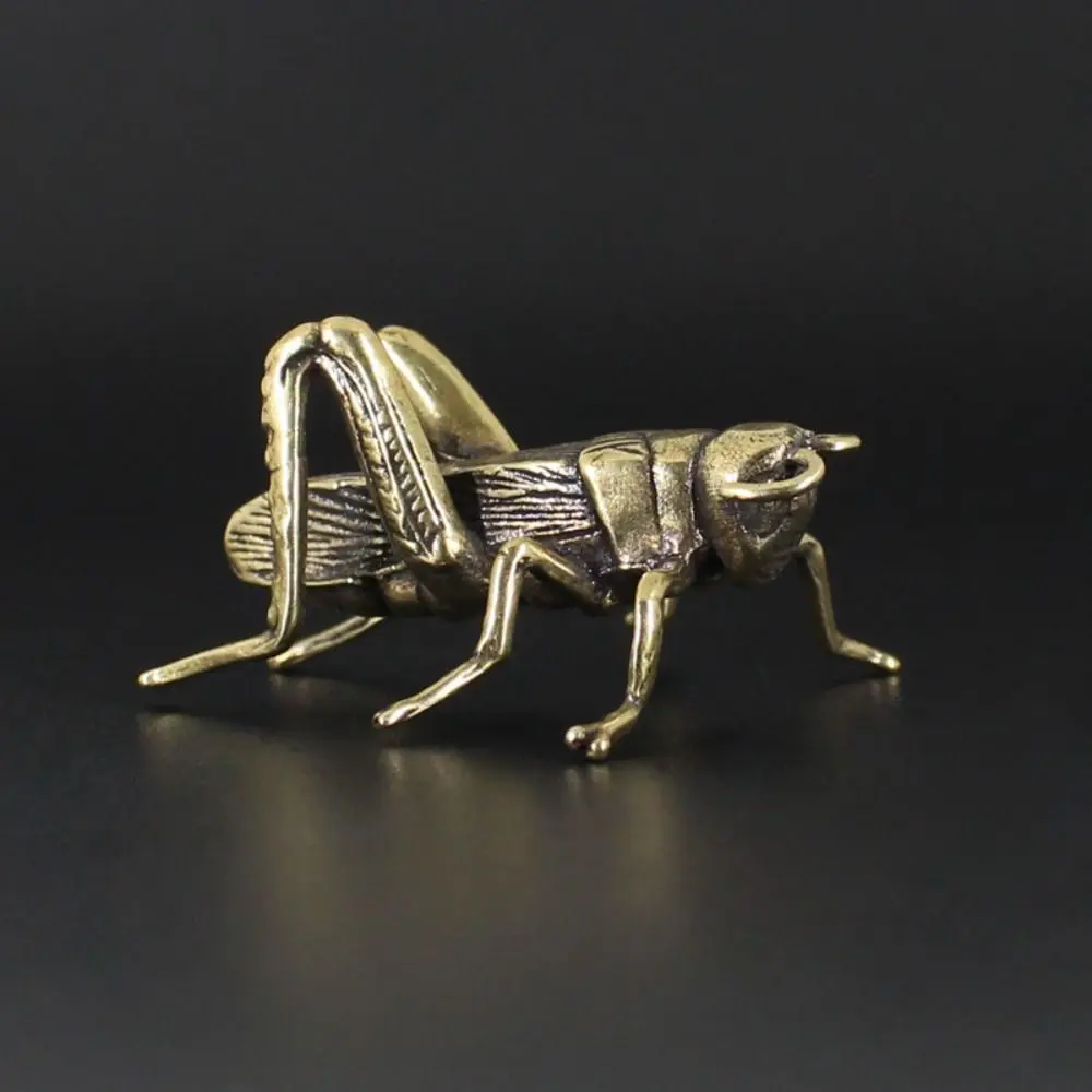 Crafts Decorations Small Brass Cricket Cricket Solid Brass Cricket Statue Childlike Home Decor